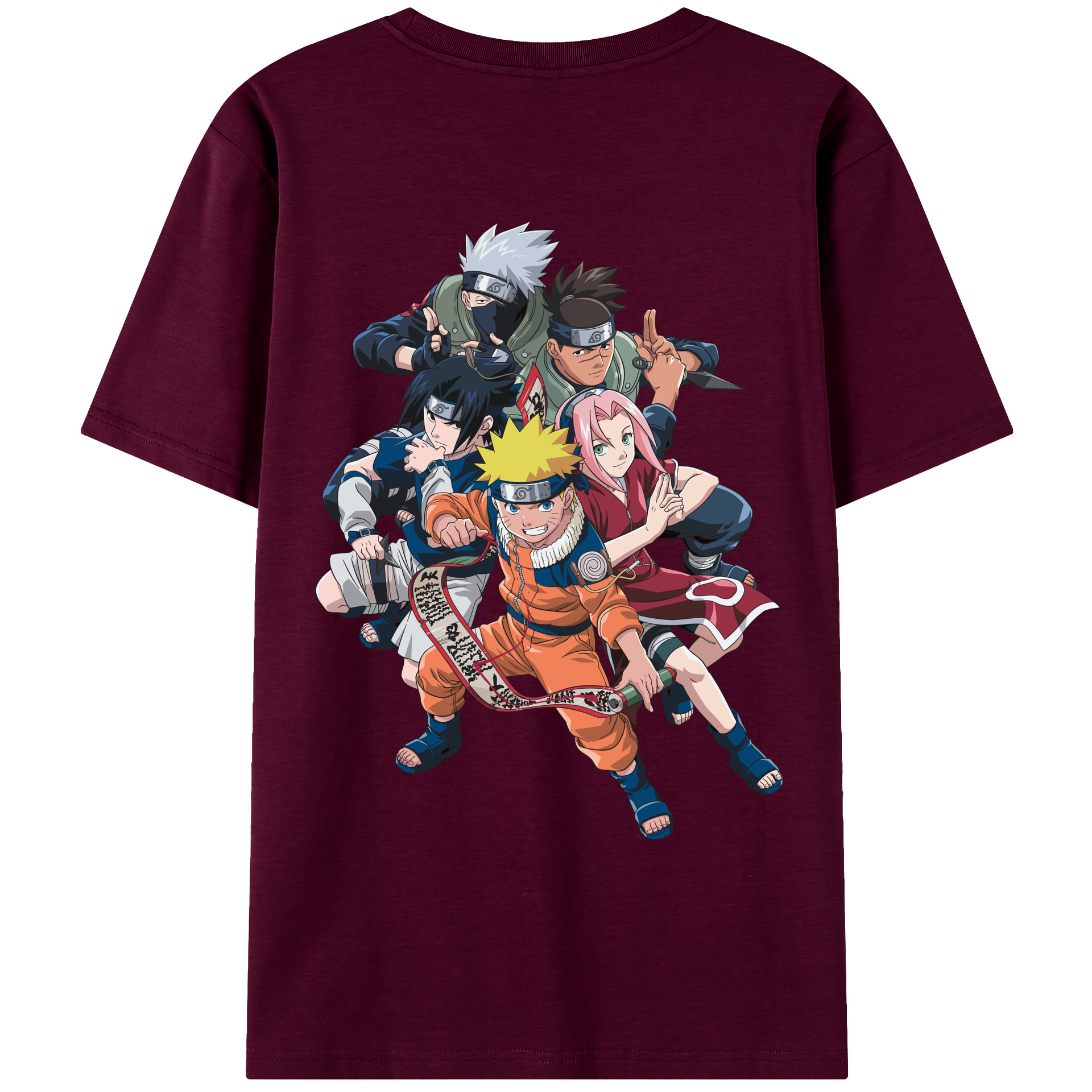 （画像用） NARUTO -ナルト- うずまき ナルト Uzumaki Naruto レディース半袖Tシャツ(バックプリント)